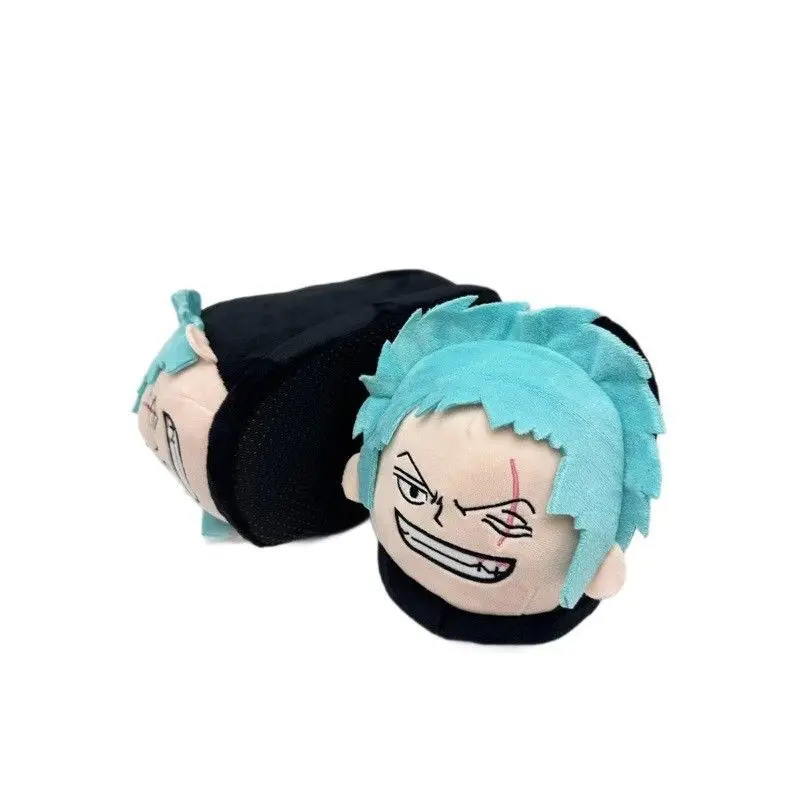 Collectible One Piece Zoro Anime Plush Slippers Fluffy Warm Closed Back Home Slipper Comfort Non Slip Men Women Holiday Surprise