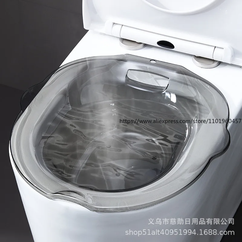 

Ванна для сидя на унитазе, ванна для замачивания без приседаний для геморроя, послеродовой уход, необходимая для беременных женщин, восстановление после родов