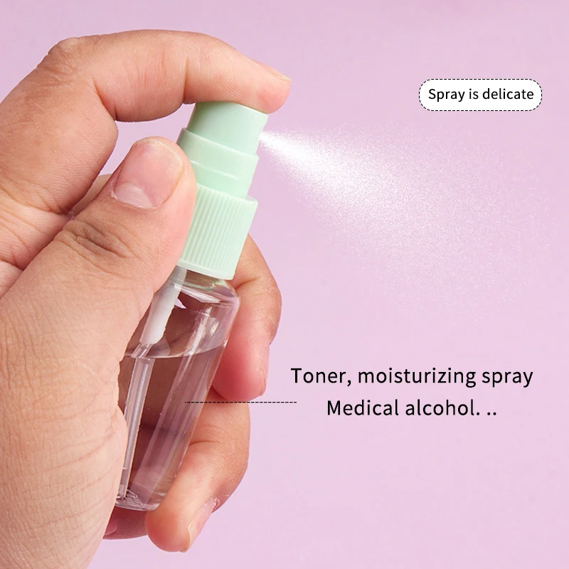 7 قطعة مجموعة زجاجات السفر حاويات قابلة لإعادة الملء مانعة للتسرب لمستحضرات التجميل والشامبو وبلسم المحمولة لتوفير المساحة أساسيات السفر #4