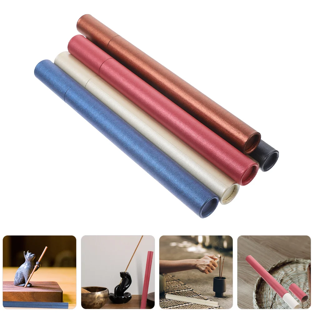 

12Pcs Incense Tube Holder Box Multifunctional Fragrant Container for Car Office Home Decor Incense Holder Box for Sticks