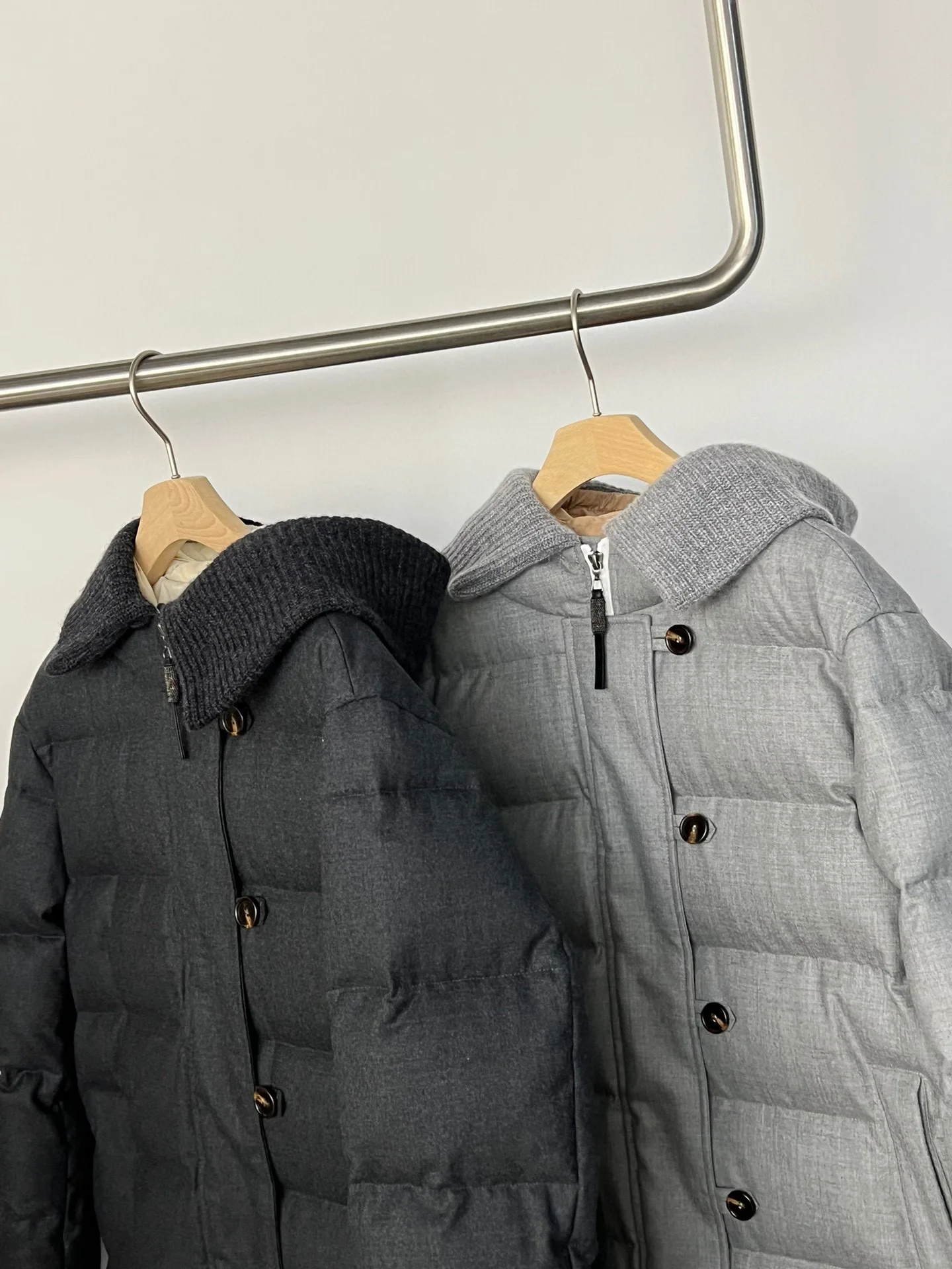 Worsted hiqh quality down coat