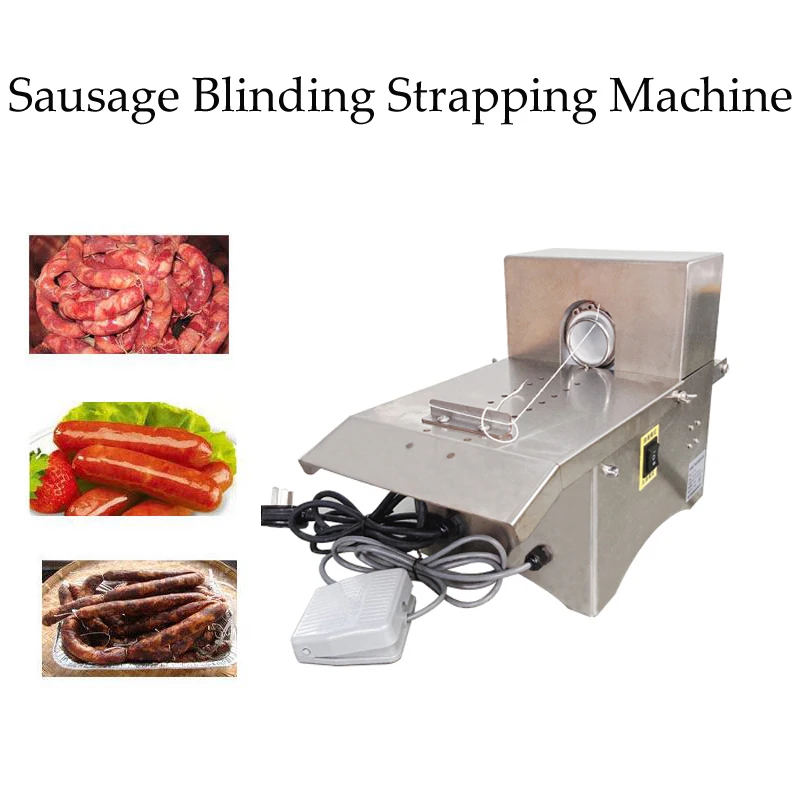 Por operación manual Máquina para atar salchichas de 32/42 mm Máquina para encuadernación de salchichas a la venta