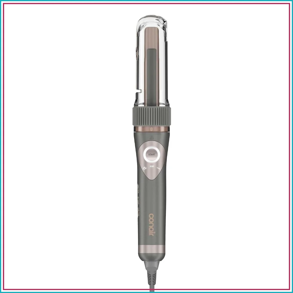 

Auto Curling Iron: 3/4" Ceramic, 9 Style Options, Tangle-Free Curls for All Hair Types