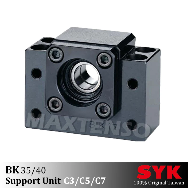 SYK Support Unit Professional BK35 BK40 Fixed-side C3 C5 C7 Ball Screw TBI SFU Premium CNC Parts Angular Contact Bearings NEW