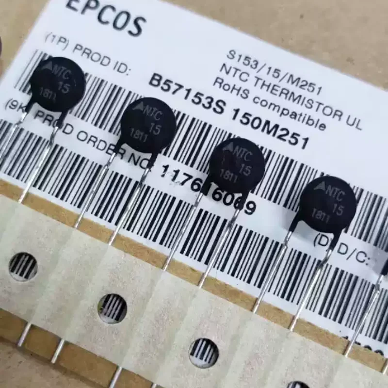 10-100pcs German B57153S150M 15R NTC15.0 Negative Temperature Thermistor 15D-7 B57153S0150M