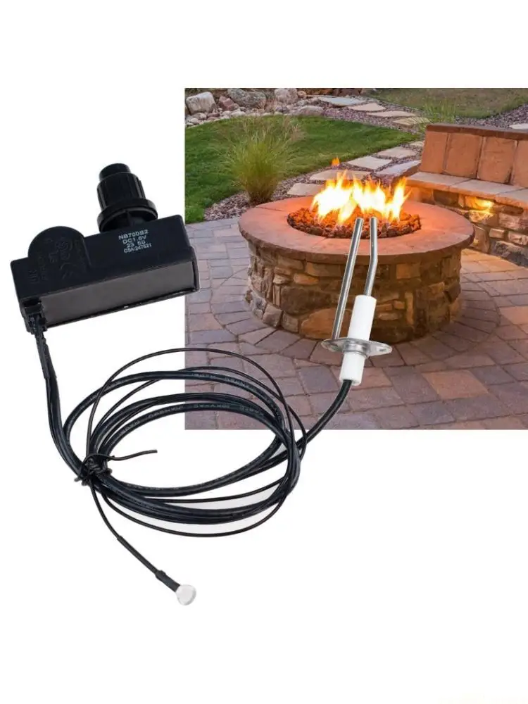 

D0AB Набор из 5 универсальных зажигалок для костра включает латунные клапаны для использования на открытом воздухе