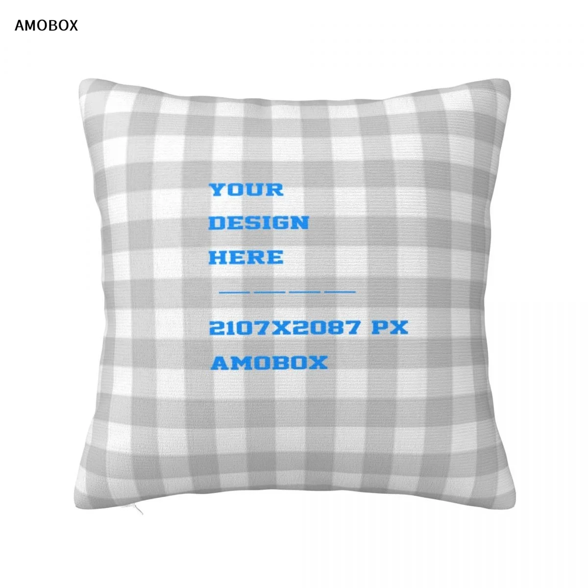 AMOBOX-Personalized Throw Pillow, Design Your Own Pillowcase, Cushion Covers for Wedding, Keepsake, 1Pc