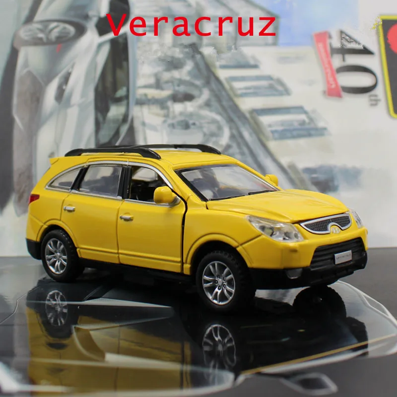 1:32 Hyundai Veracruz SUV Alloy Car Model Diecasts Metal Vehicles Car Model Simulation Sound Light Collection Childrens Toy Gift