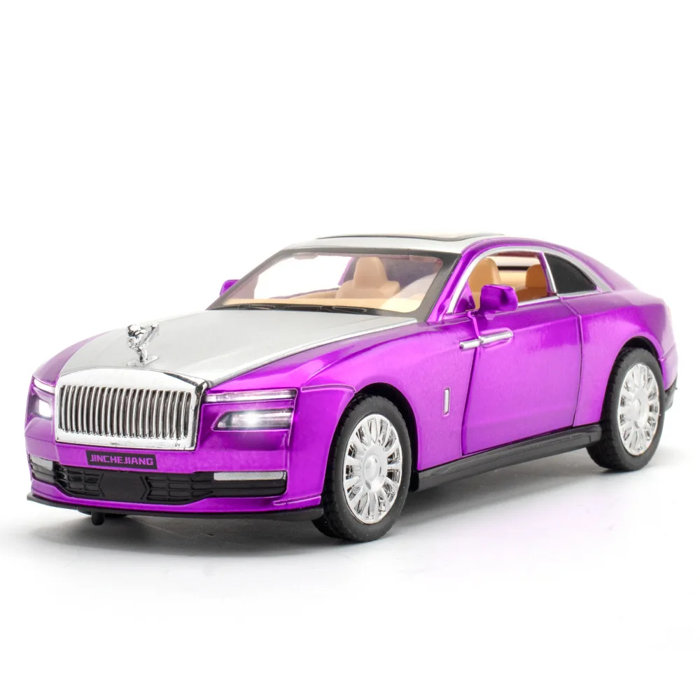 New 1:32 Rolls Royce Spectre Alloy Models Cars High Simulation Metal Diecasts Sound Light Toy Vehicle Gifts For Kids Collection