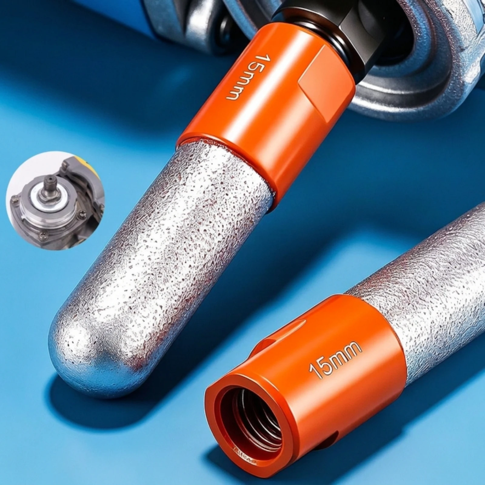 Edge-Finishing Grinding Head Compact Abrasive Grinding Bit Hardware High-Speed for DIYers, Hole Enlargement, Tile Work