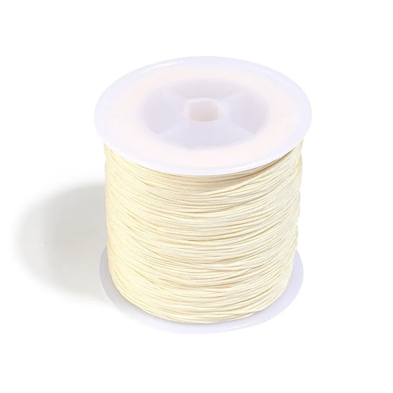 90m/rol 0,8m # 72-nylon draadkoord voor het maken van sieraden Handgemaakt geweven touw Jade draad armband ketting handgemaakt ambacht