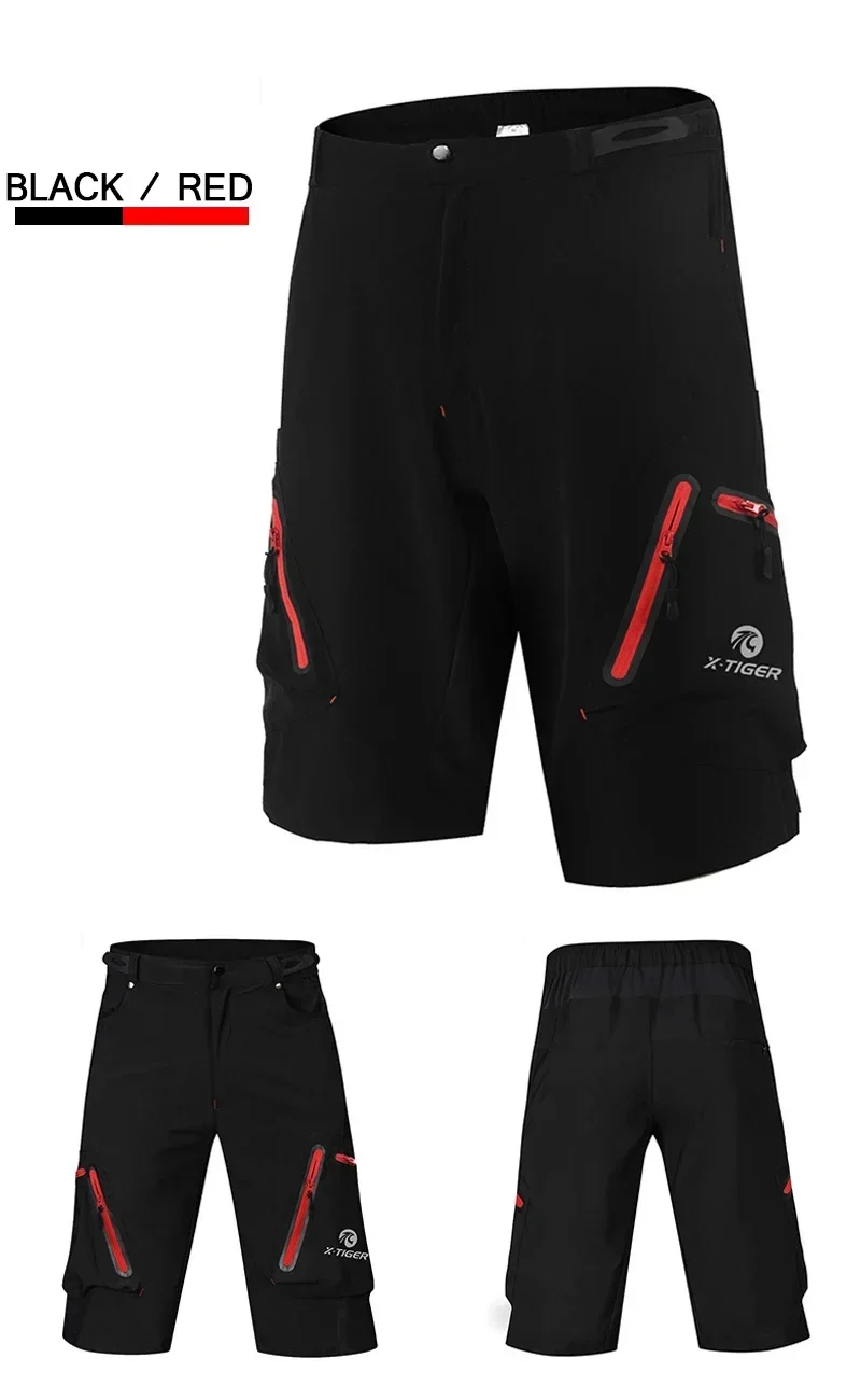 X-TIGER Mountainbike-Shorts Herren Sommer MTB Fahrradshorts Outdoor-Klettershorts Multitaschen-Mountainbike-Arbeitsshorts – Detail 12