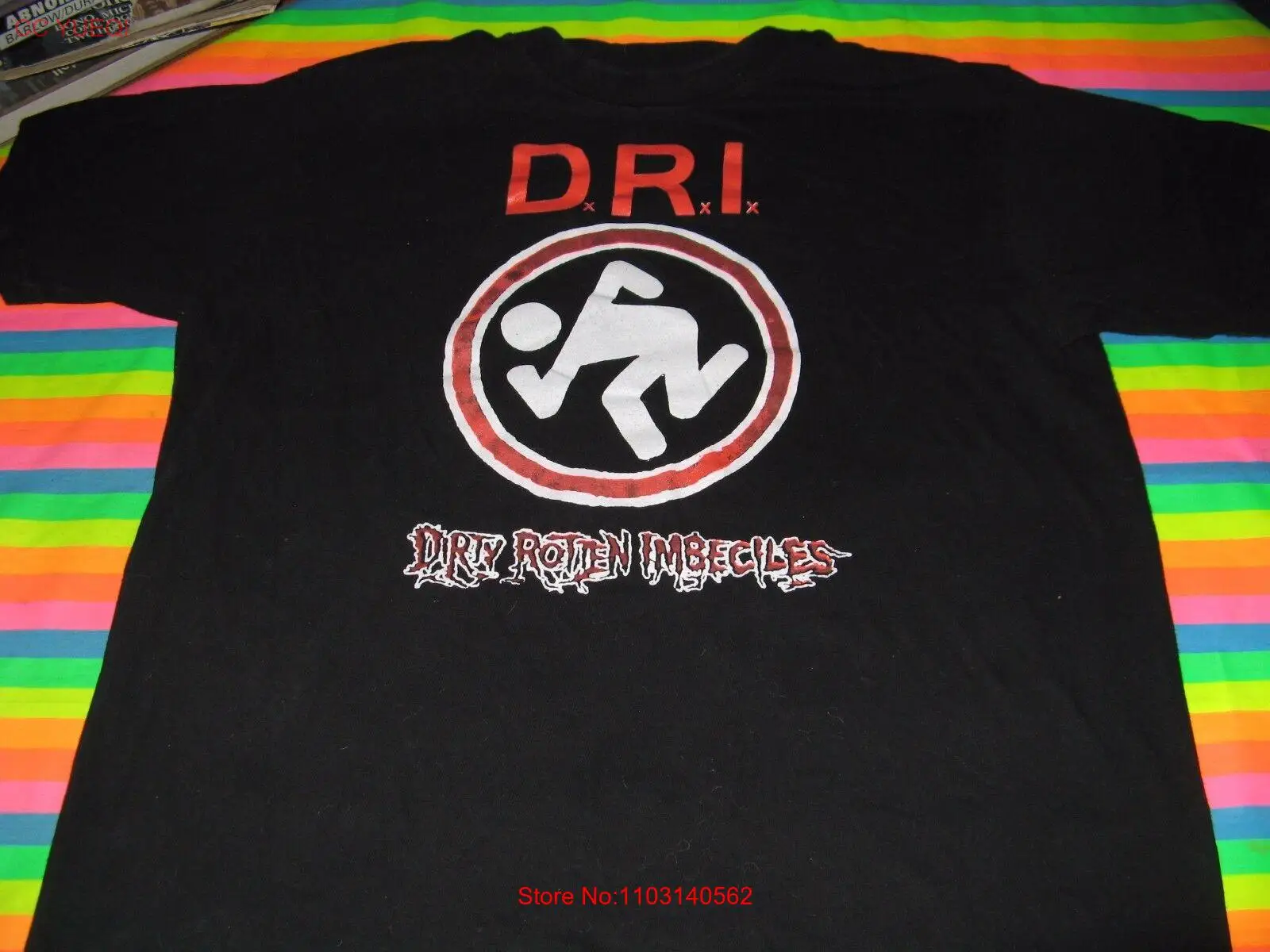 DRI TEE SHIRT DIRTY ROTTEN IMBECILES HARD TO FIND TEE SHIRT XL