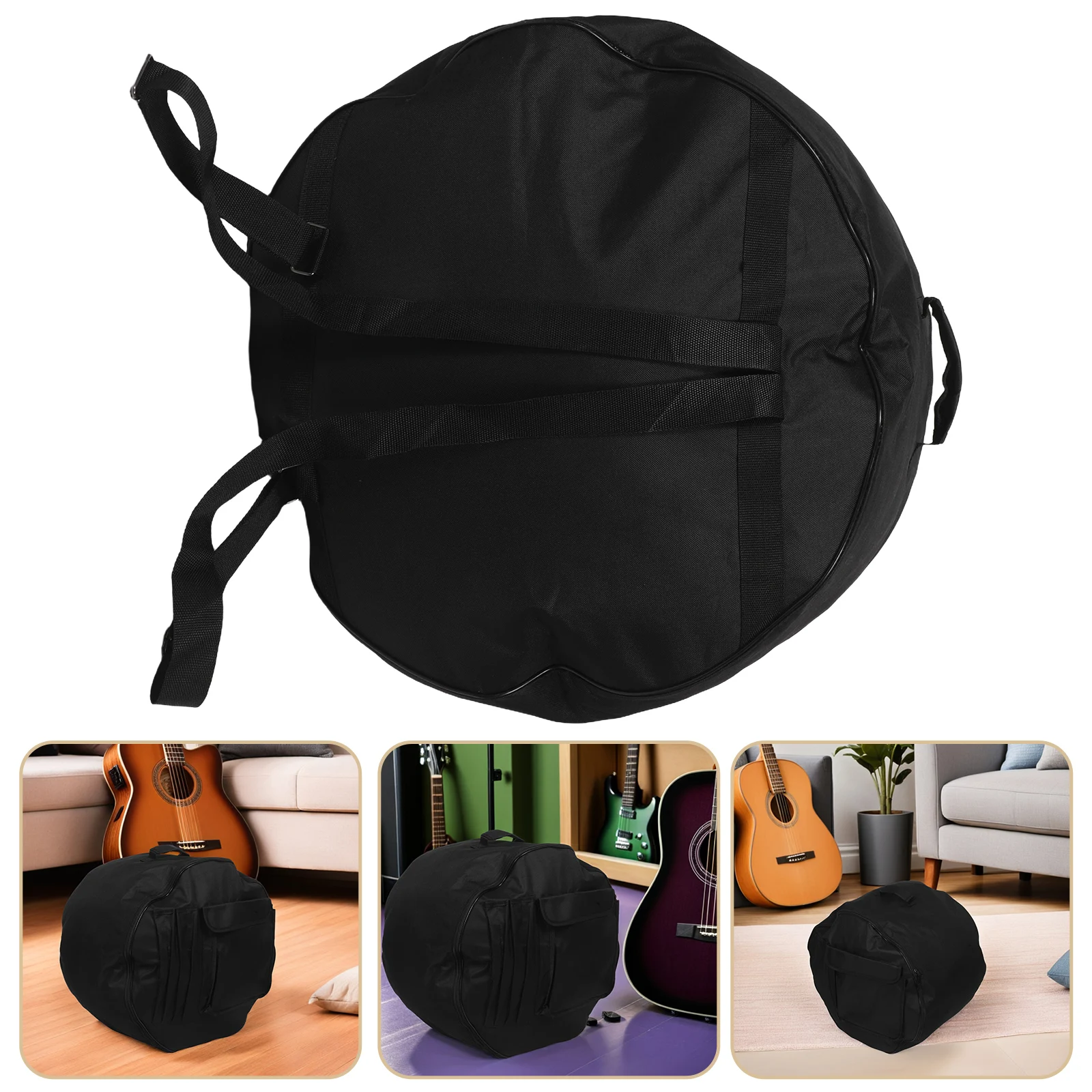 

Snare Bag Case Carrying Accessories Drum Percussion Bagged Backpack Portable Black Travel