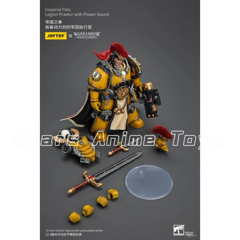 شخصية JOYTOY الأصلية 1/18 Warhammer The Horus Heresy القبضات الإمبراطورية Legion Praetor مع سيف الطاقة #6
