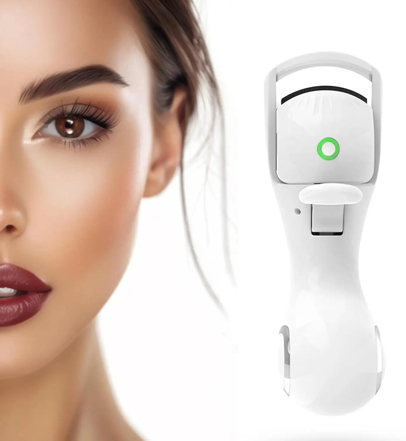 

Щипцы для завивки ресниц с подогревом, перезаряжаемые электрические щипцы для завивки ресниц, быстрый контроль температуры, 3 настройки температуры, подходят для женщин