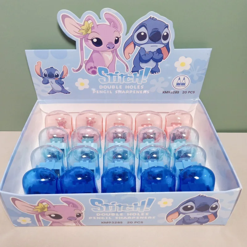 Kawaii Stich Bleistift Loch Bleistift spitzer Schneiden Briefpapier Multifunktion Büro Kinder Schüler Lern werkzeuge Schul material