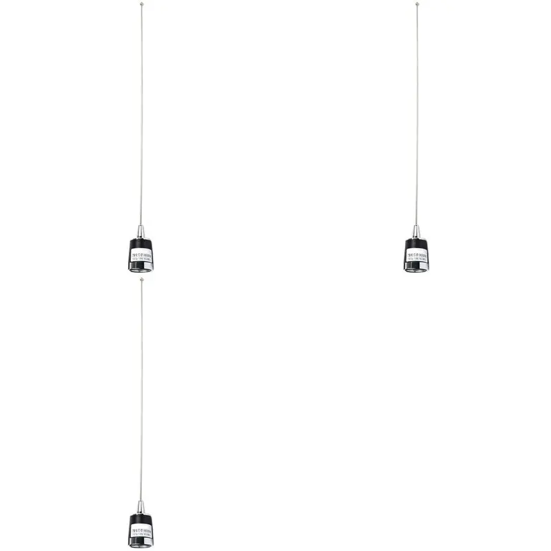 

ABMF-3X Двухдиапазонная антенна NMO 144/430 МГц Мобильная радиоантенна для двусторонней радиосвязи VHF UHF (требуется крепление NMO)