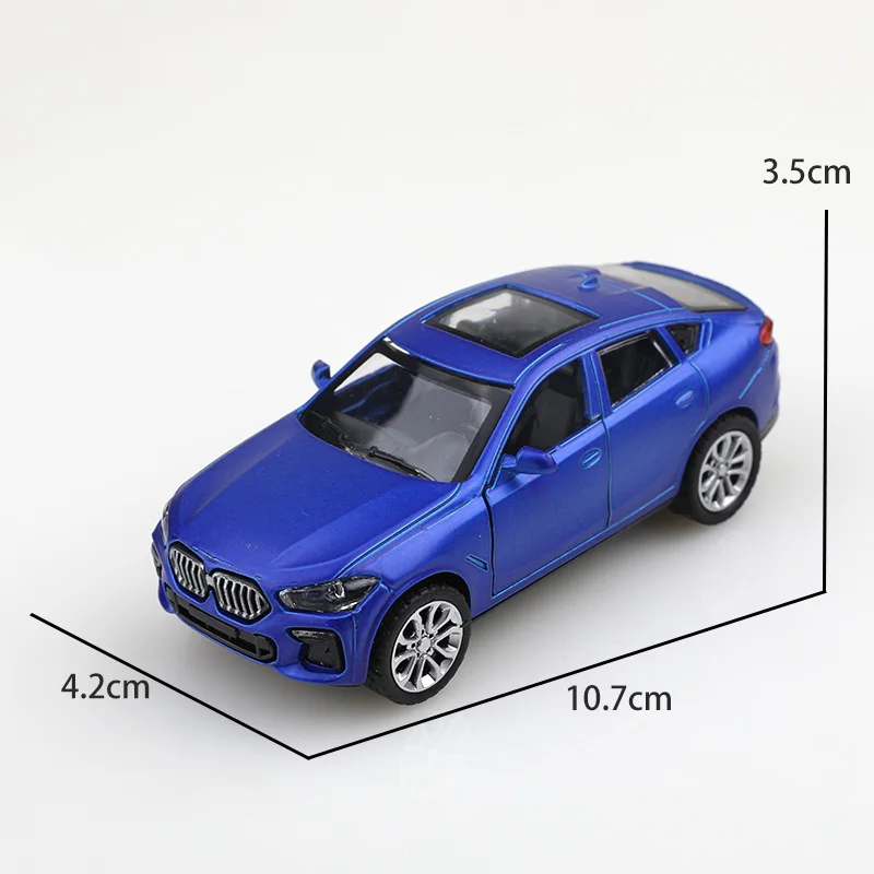 (Verpackt) 1/43 Maßstab Replik X7 SUV Kinderspielzeugauto, Druckguss-Metall, Jungenspielzeug, Taschen-Spielzeugauto mit Rückziehfunktion – Detail 13