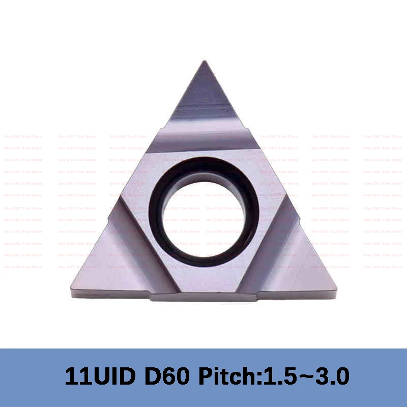 10pcs/box CNC Alloy Thread Lathe Cutter 11UID A60 D60 C60 16UID H60 Deep Hole Carbide Inserts for SUNR SUNL