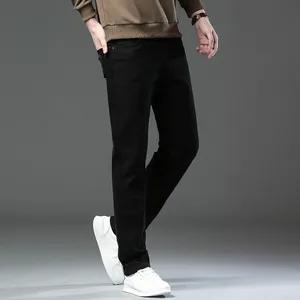 Denim jeans erkekler pamuk düz rahat ve konforlu, tek renkli, yeşil, kahve, mavi, havalı, iş, artı boyutu 28-42 44 dar kot pantolonların en büyük satışlarından 12'si yeşil erkekler-3 numara