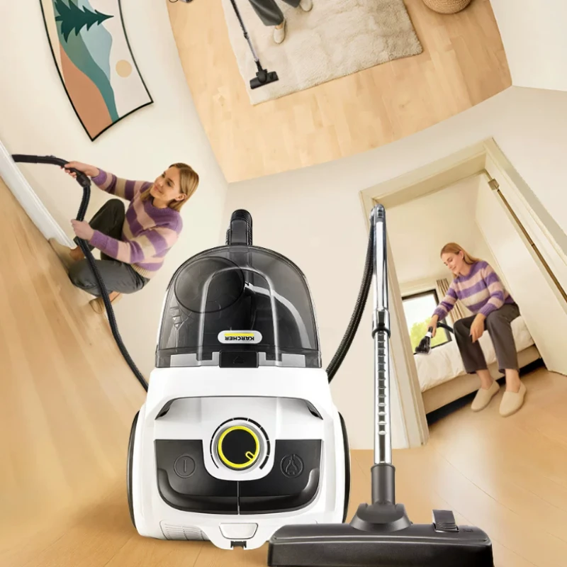 Karcher Vcc4 Vacuum Cleaner Large Suction Wired Multi Function Small Handheld Dust Mite Pet Hair Cleaner Home
