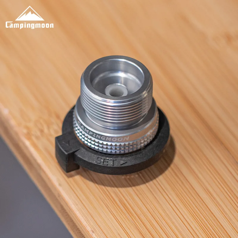 

Адаптер CAMPINGMOON Z19 для подключения газового баллона (карточного типа) к американской пропановой горелке/плитке для кемпинга.