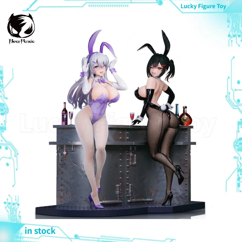 

【Оригинал】 BearPanda Bunny Girl Asanagi Rin Xiya Температурная краска и 3D кристаллический глаз и модели креативных сцен Классические аниме-игрушки