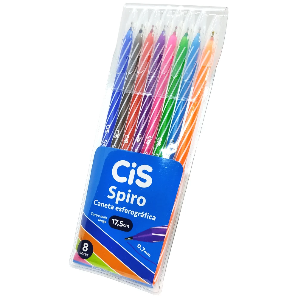 Colorful Spiro CiS Pen-8 Colors