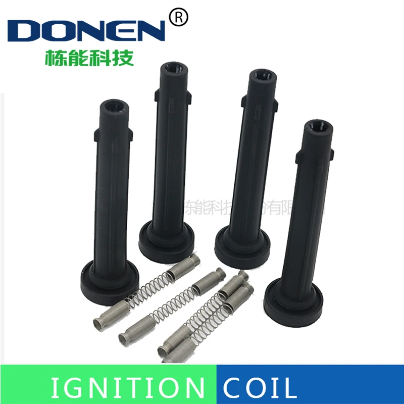 4 PCS Ignition Coil Rubber Kit  Boots Turret  FOR GEELY EC8 EMGRAND F01R00A072  3111y-8-9