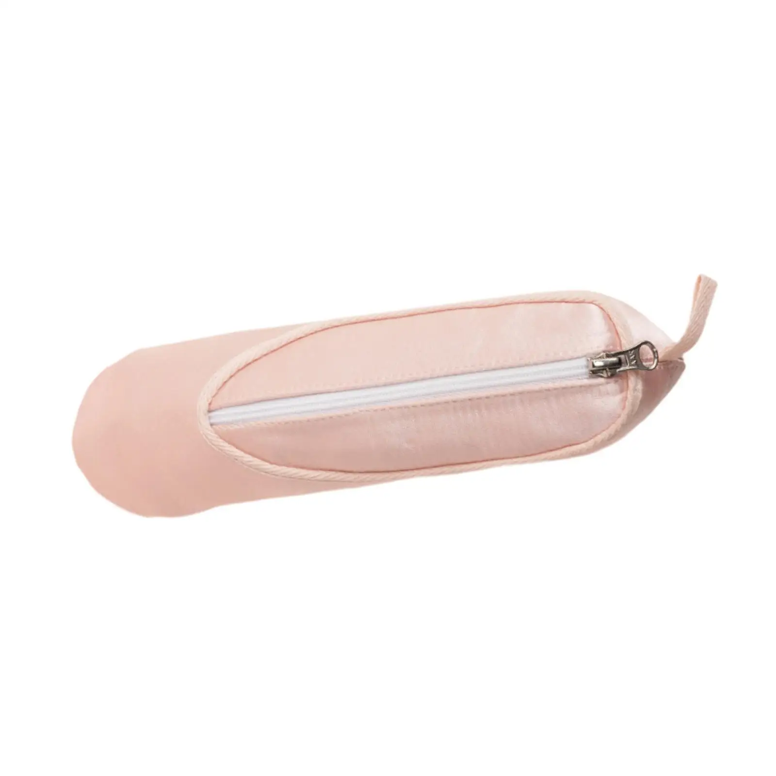 Ballet Shoe Shape Stationery Pencil Case for Woman Girl Toiletry Bag Lightweight 8.4x3x2.3inch Tote Bag Multipurpose Pink