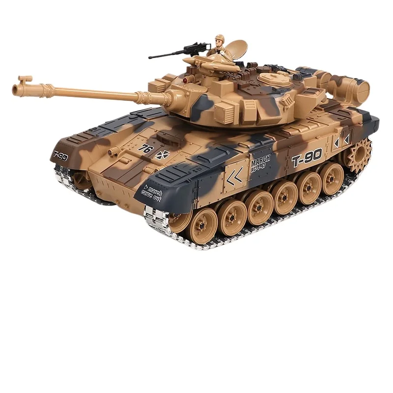 New In Stock LCF Remote Control Tank Can Fire Bullets, And The Military Model Of Metal Track Can Smoke.