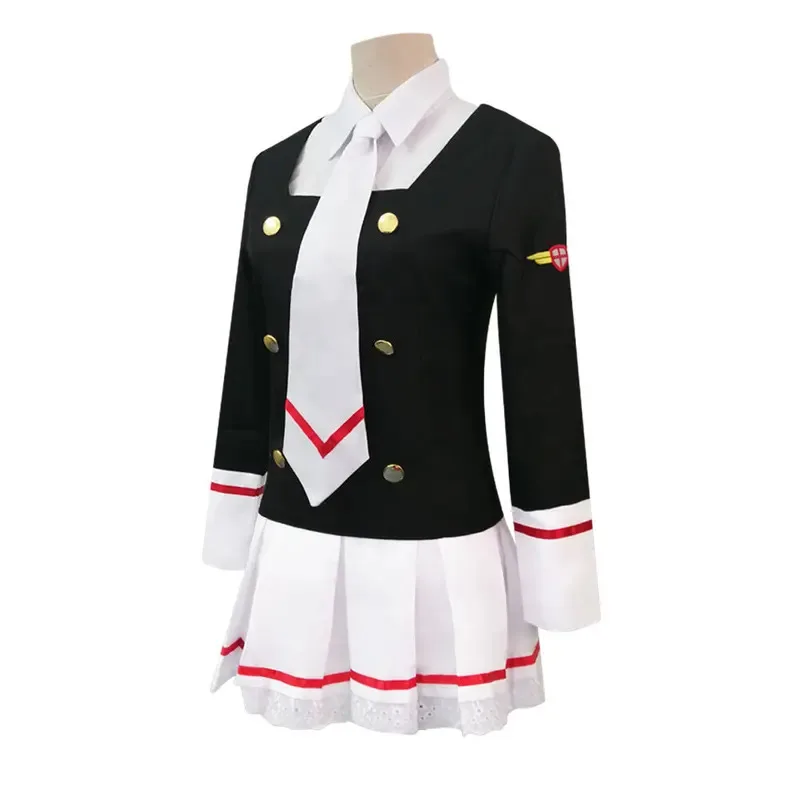 

qq34Аниме Card Captor Sakura Косплей Костюм Cos Kinomoto Tomoyo Daidoji Школьная форма Хэллоуин Карнавальная вечеринка Необычные платья