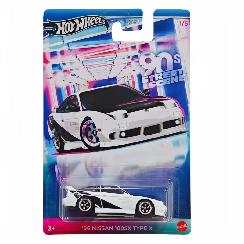 

Hotwheels Silver Elevation 90s Street View Alloy Car Model High-Quality Children Birthday Gift Non-Radio Controlled Play Vehicle