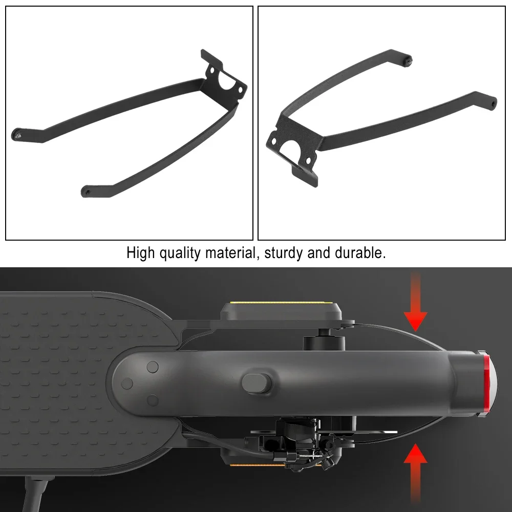Electric Scooter Aluminium Alloy Rear Wheel Fender Support With Screws for Xiaomi 1S Pro 2 Mi 3  Mudguard Bracket