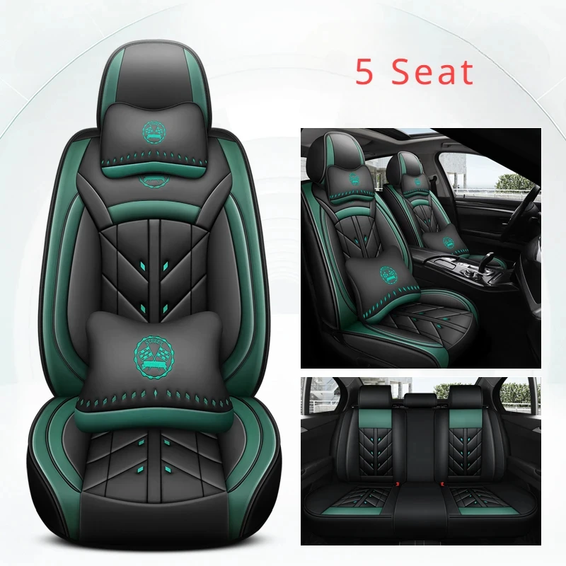 WZBWZX Universal leather Car Seat Cover for Ford focus kuga ecosport explorer mondeo fiesta mustang Car-Styling car accessories