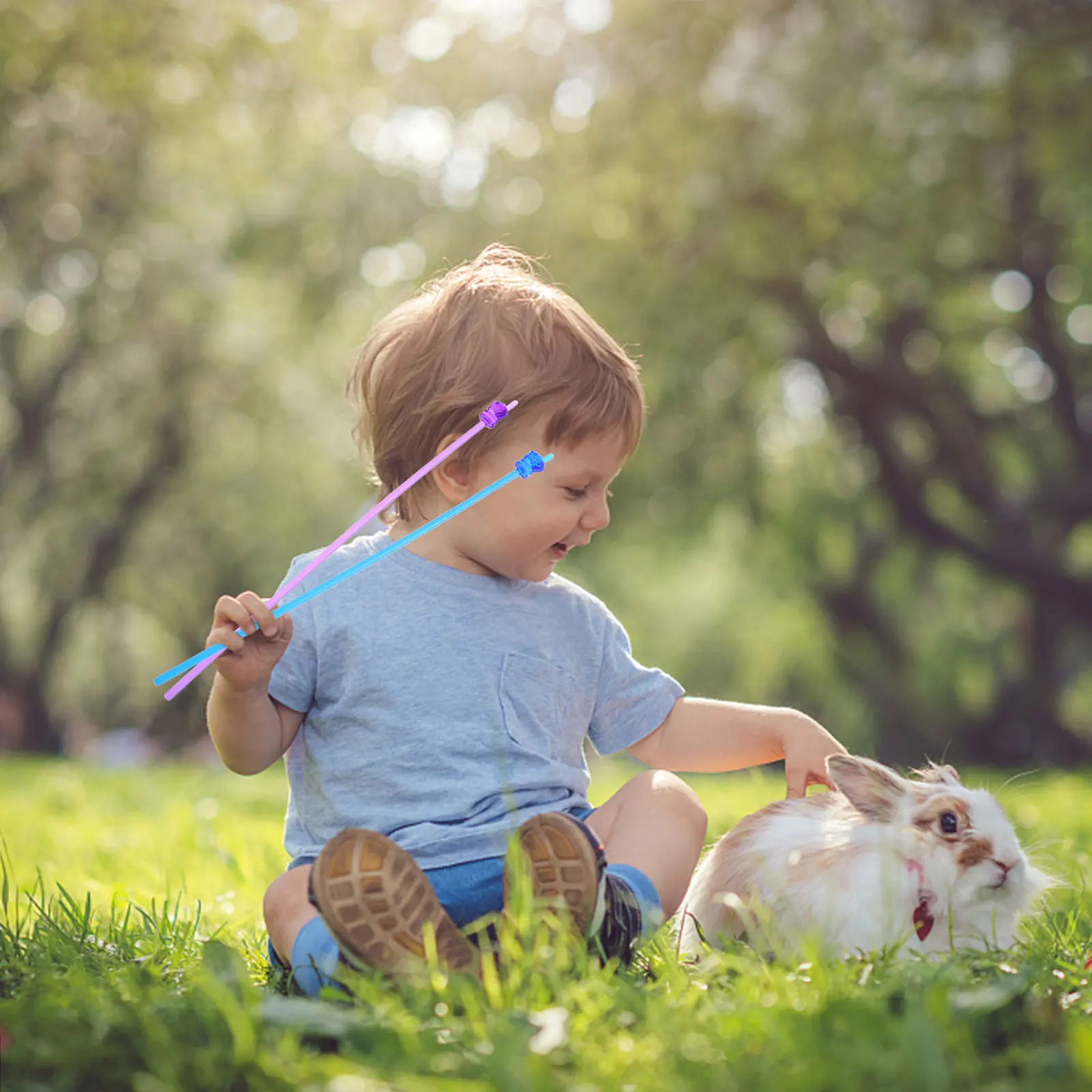 

4pcs Gesture Glow Stick Lovely Creative Shape Light-Up Party Dance Tool For Night Club Events Children'S Day Gift Motion Sensing