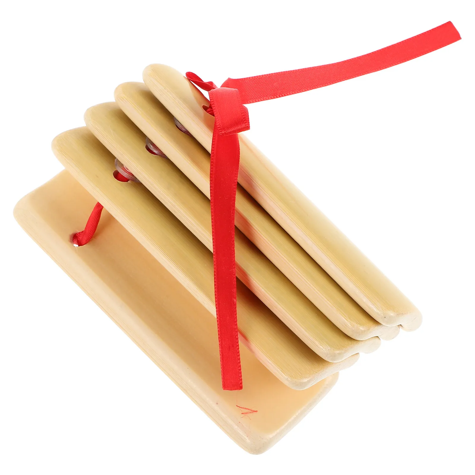 5Pcs Traditional Chinese Bamboo Kuaiban Clapper for Elementary Students Beginner Friendly Allegro Rhythm Instrument Portable
