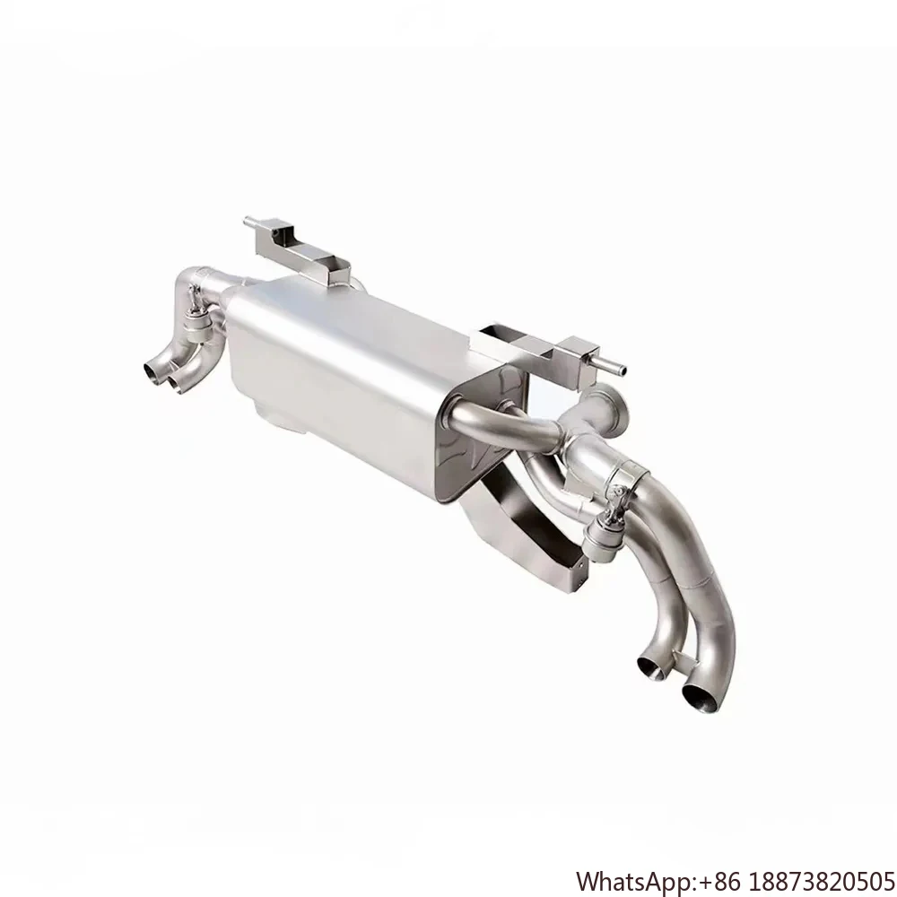 

High Quality High Performance 304 Stainless Steel Car Muffler Valve System For Audi R8 V8 V10 Exhaust Downpipe