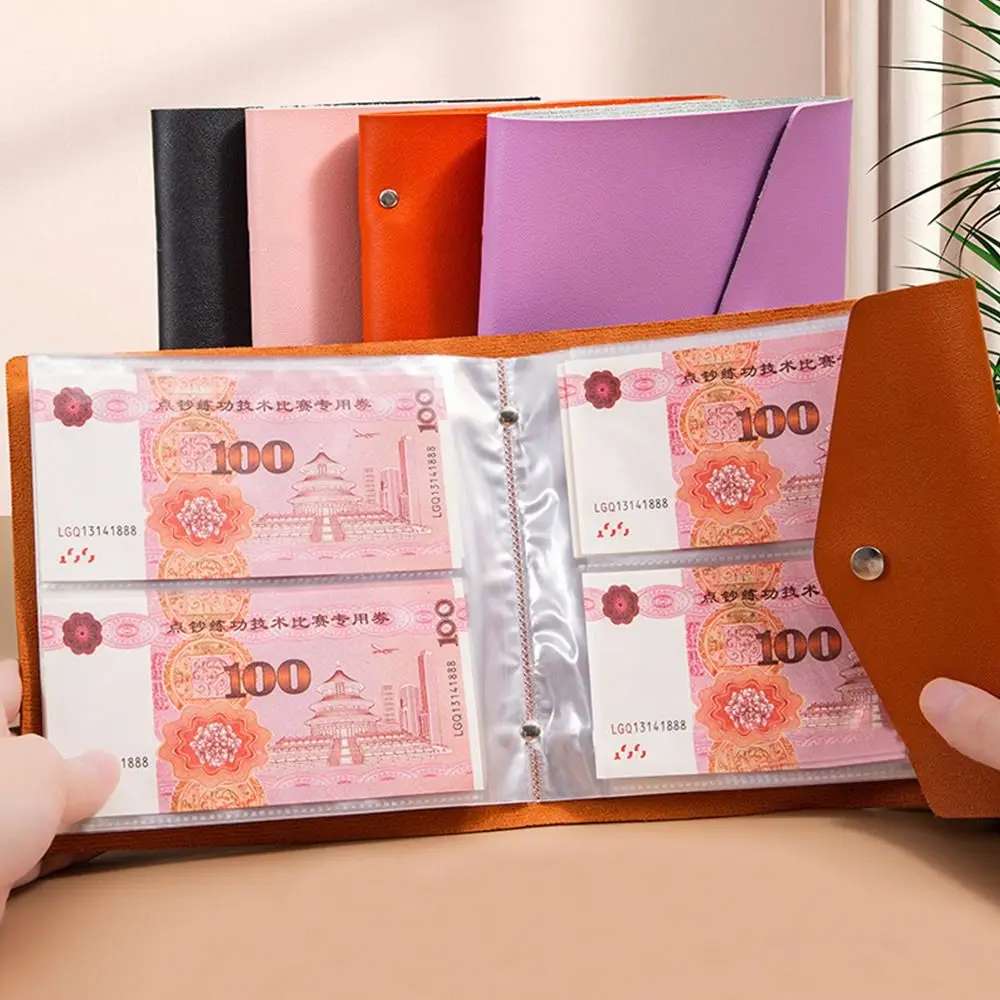 Save Money 200 Envelopes Money Saving Challeng Large Capacity Waterproof Mini Binder Savings Challenge Reusable PU