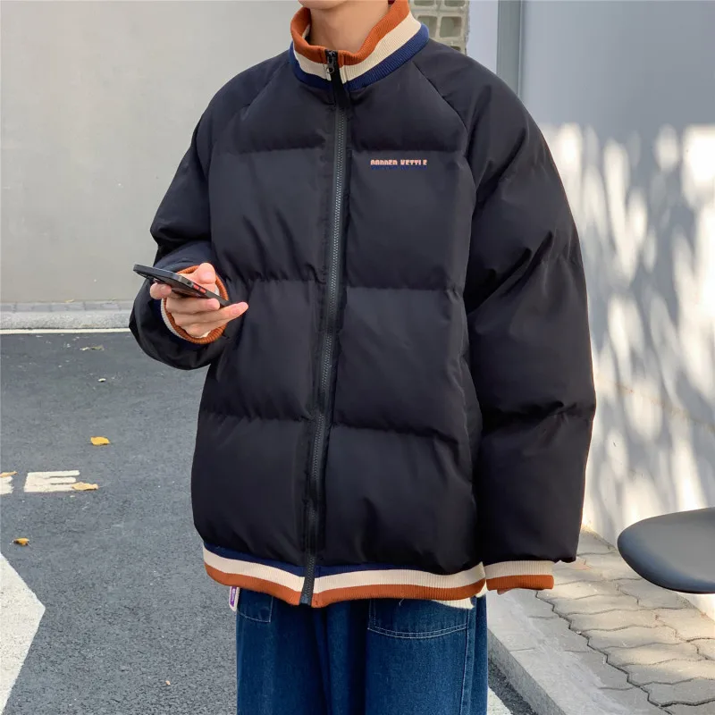 

2023 Winter Warm Parkas Men Streetwear Thick Jackets And Coat Fashion Harajuku Outwear