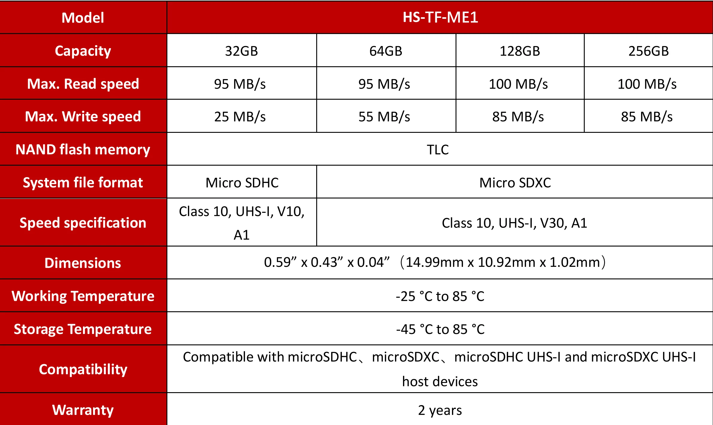 HIKSEMI High Speed Memory Card 1TB 2TB Micro TF SD Card 128GB 256GB TF Card For Camera Surveillance Devices For Sony For Lenovo