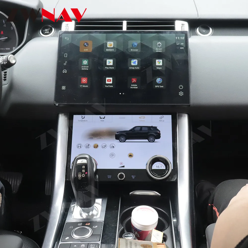Newest Digital A/C Panel Climate Control Screen for Land Rover HD 10.1 inch Touch Stereo Screen Air Conditioning Screen