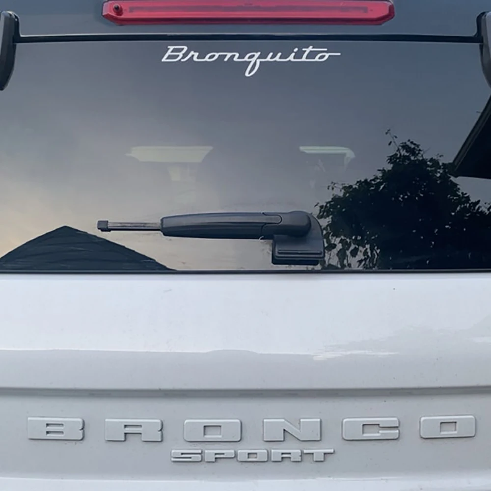 BRONQUITO Self Aware Stickers For Ford Bronco Sport,Car Vinyl Window Bumper Words Decals For Rear Windows Or Trunk
