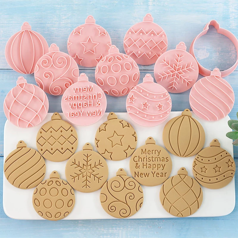 かわいいクリスマスクッキー型、3D漫画クッキーカッター、プレス可能なクッキーカッター、フォンダンケーキの装飾、クリスマスパーティー用品