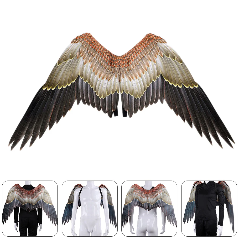 Wings Wing Costume Angel Cosplay Adult Bird Carnival Party Dress Halloween Performance Up Mardi Eagle Animal Women Masquerade