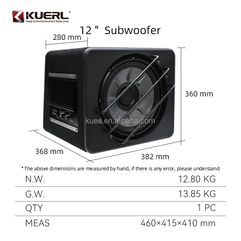 2025/الجملة عالية الطاقة السيارات سوبر باس مضخم الصوت DC12V 2 أوم صوت السيارة 10/12 بوصة مضخم صوت السيارة #5