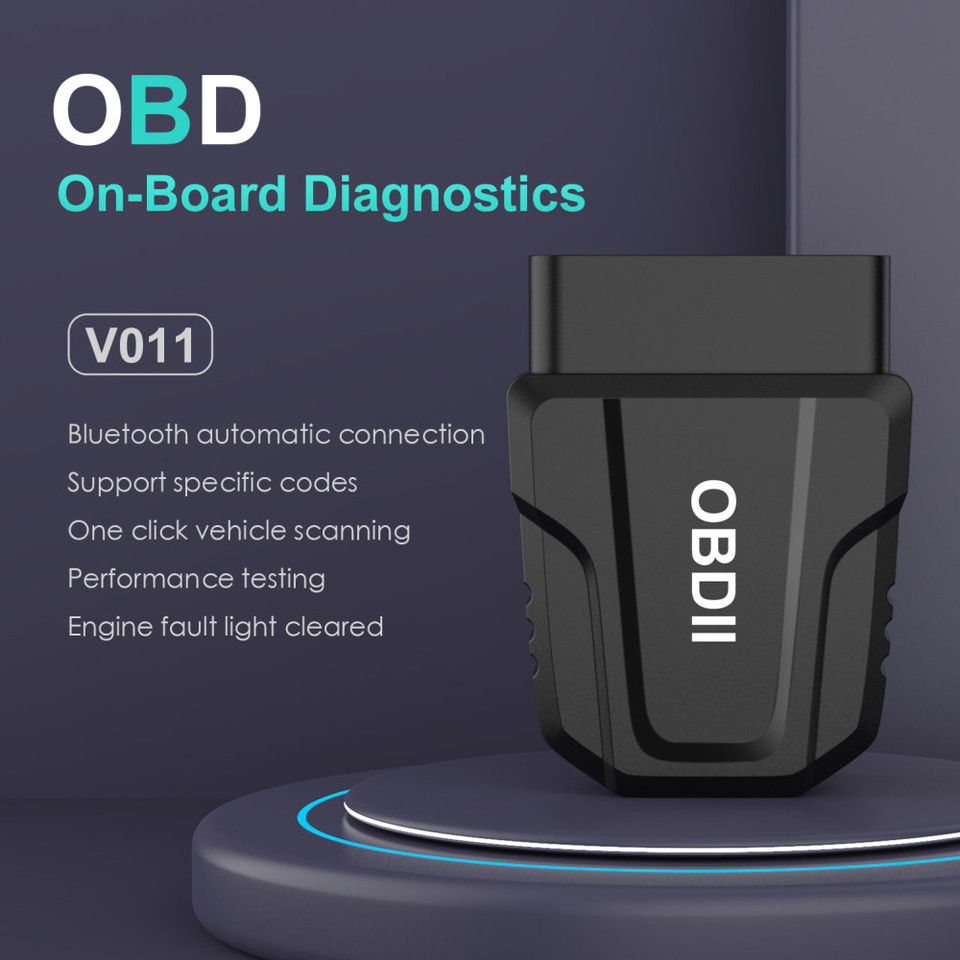  V011 OBD2 New ELM327 Bluetooth 5.4 Quickly Diagnosis 25K80 Chip OBD2 Scanner Clear Car Faults For IOS/Android Auto Code Reader 