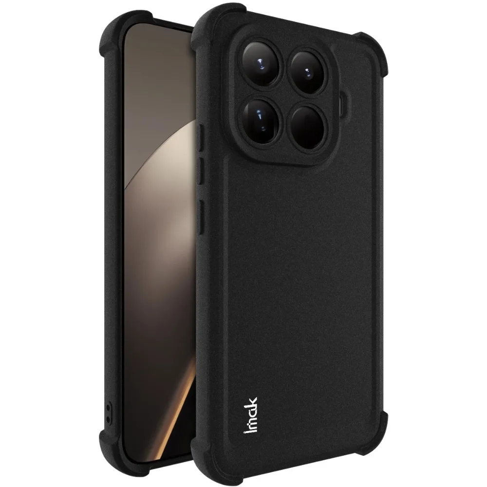 Funda Protectora IMAK Lens 360 con Bolsa de Aire Flexible a Prueba de Golpes para Xiaomi 15T Pro 17T 5G, Funda Trasera Metálica para Mi Phone 15 T 15TPro t15