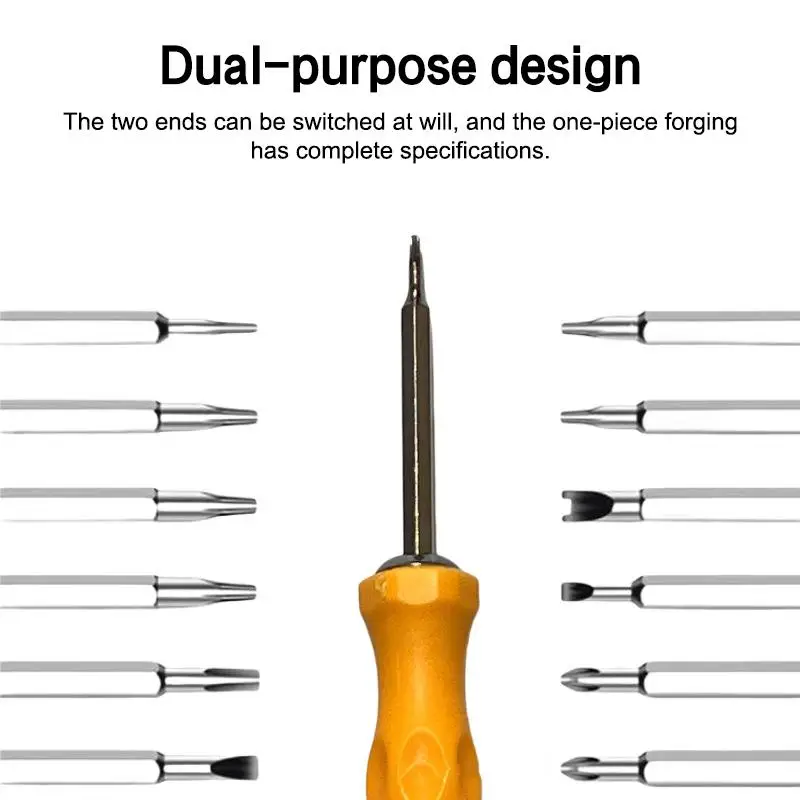 Multi Repair Screwdriver Set 1 Set With Fixing Screws for Hair Dryer Disassembly Maintenance Home Appliance Scene
